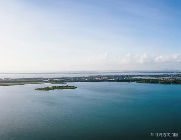 旭辉铂悦湖前实景图