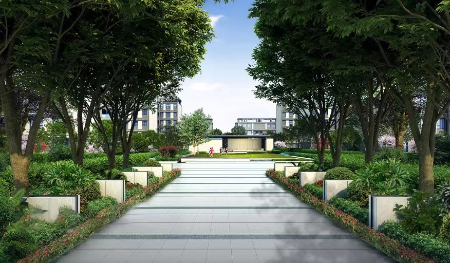 中锐花语熙园实景图