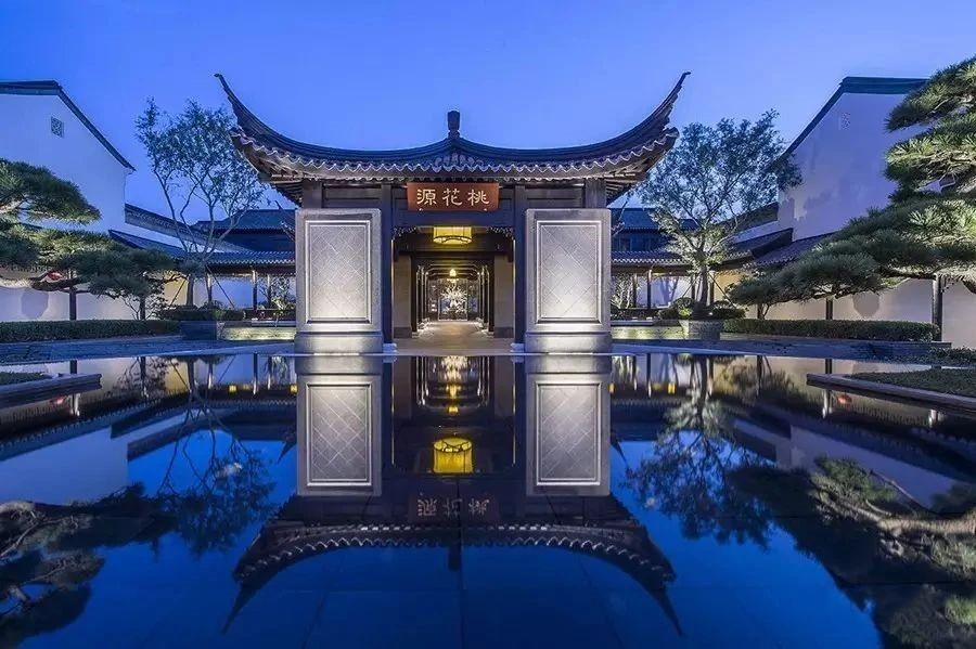 汾湖桃花源实景图