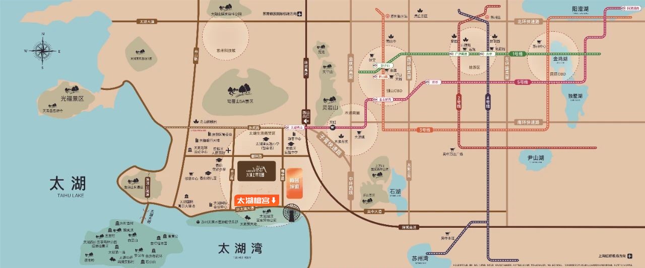 华丽家族太湖檀宫区位图