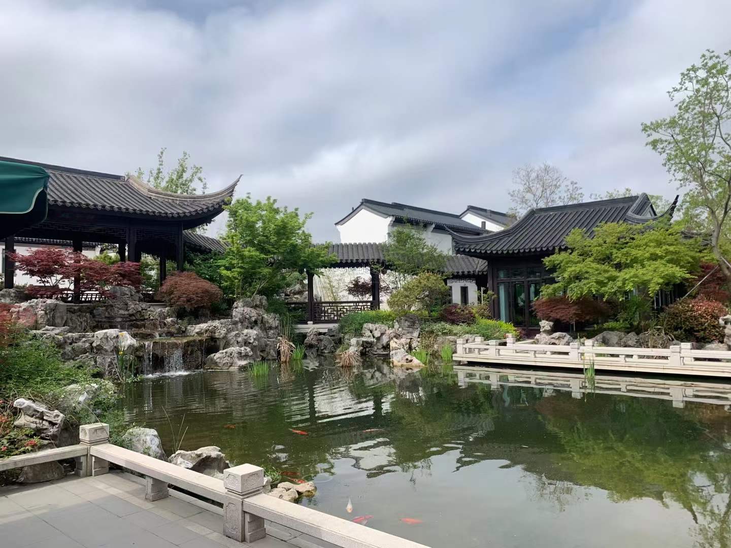 昆山桃李春风实景图