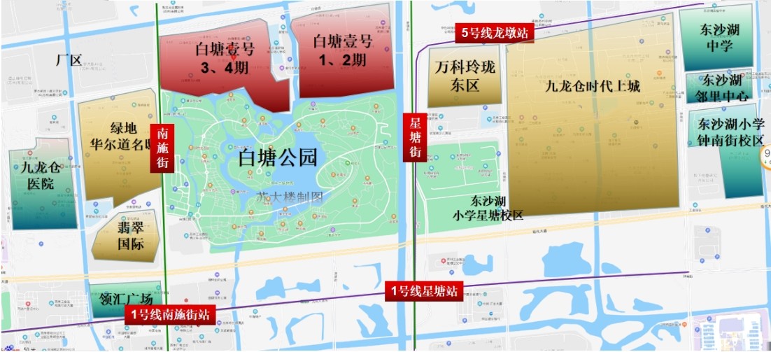 苏州白塘壹号别墅区位图